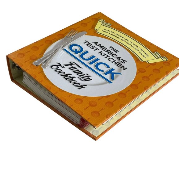 Americas Test Kitchen Quick Family Cookbook Ring Binder 2012 Indexed u - Picture 4 of 8